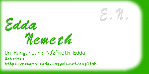 edda nemeth business card